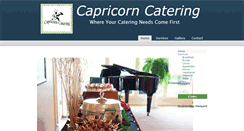 Desktop Screenshot of capricorncatering.com
